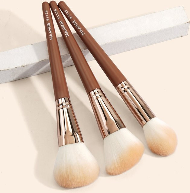 Maange Make-up Pinsel Set, 3 Stück, Unisex - Bild 1