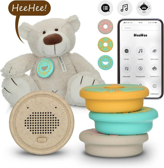 Alecto Babyfon HeeHee+ToyBear in Beige mit App-Steuerung und Zwei-Wege-Kommunikation - Bild 1