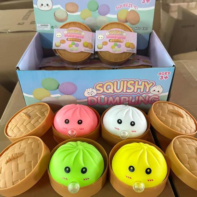 Grenzüberschreitende Dekompressionsbrötchen Blase spucken Knetmusik, Spielzeug - Bild 1