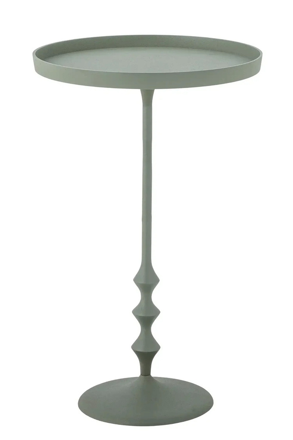 Bloomingville Beistelltisch Anjou aus Aluminium in Grün, rund, Durchmesser: 37 cm, Höhe: 57 cm - Bild 1
