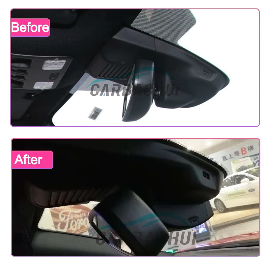 CARBAOHUI 4K UHD Dashcam mit WLAN für Ford Focus mk4, versteckte Rückfahrkamera und Videorekorder, Schwarz - Bild 2