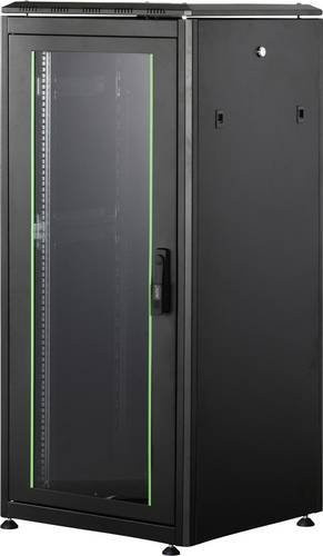 Digitus DN-19 Netzwerkschrank 19 Zoll, 26 HE, Schwarz (RAL 9005), B/T/H: 60 x 60 x 134,2 cm - Bild 1