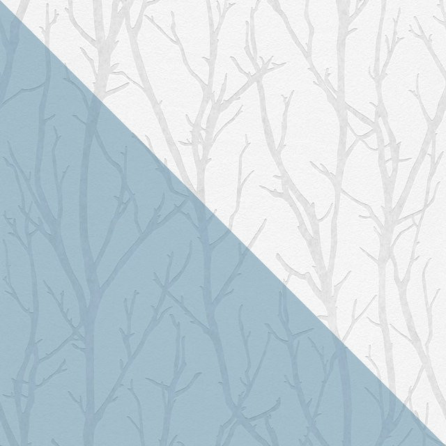 Profhome Natur Tapete 321015-GU Grafisch Matt Weiß, Vlies, 0,53 m x 10,05 m - Bild 1