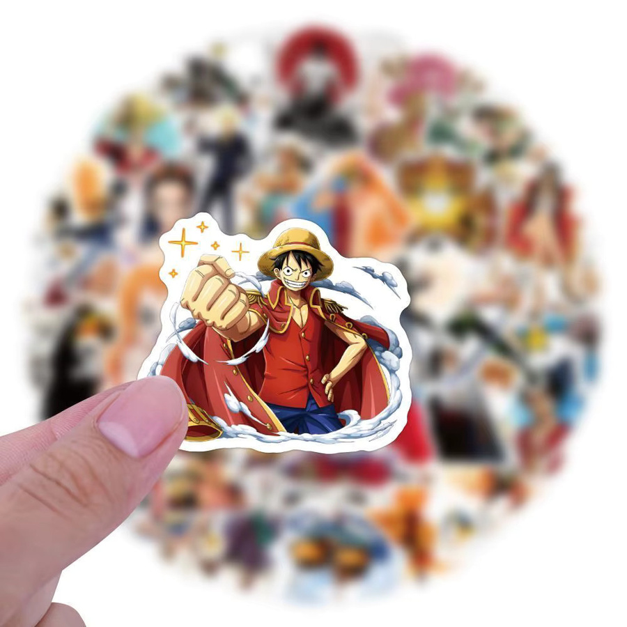 Bandai One Piece Anime-Aufkleber, 100-teiliges Set, Bunt / Mehrfarbig - Bild 3
