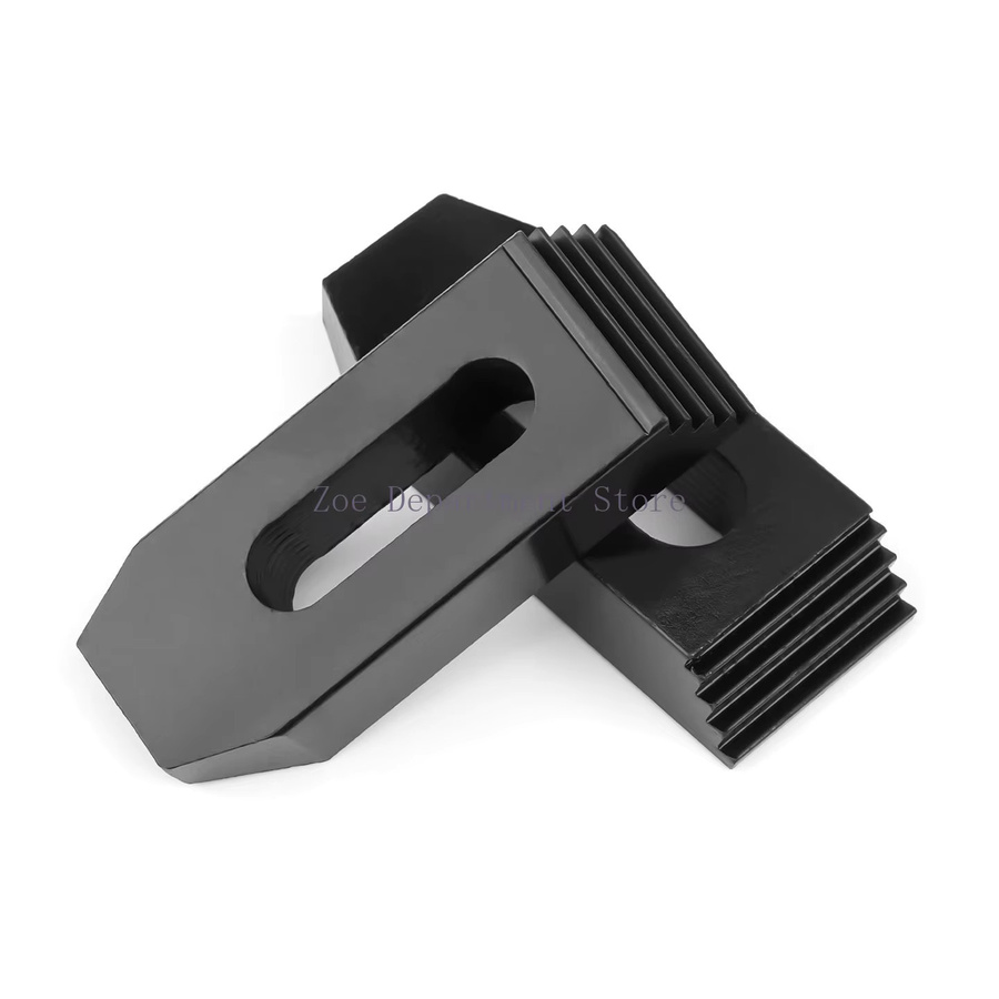 Geradezahniger Druckmesser und Dreieckzahn-Abstandhalterblock als Hartbewegliche Platte für CNC-Fräsmaschinen, Parallelschablone M8M24, Farbe: Schwarz - Bild 2