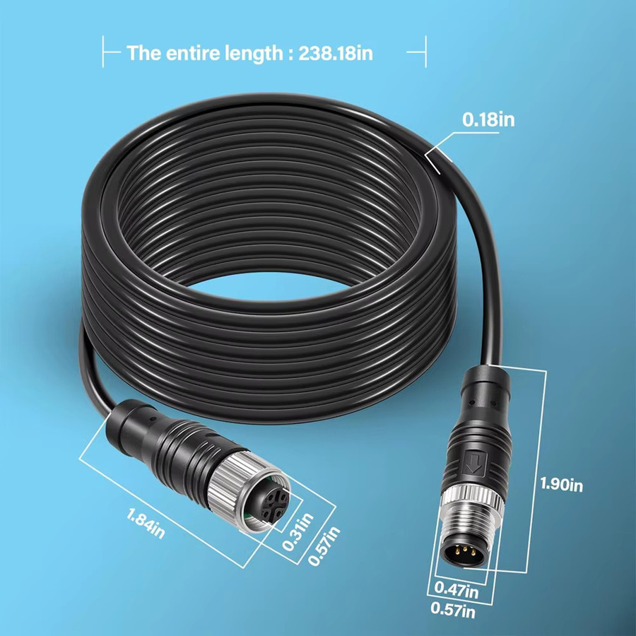 Lowrance NMEA 2000 N2K Drop-Kabel Verlängerungskabel, Farbe: Schwarz, Länge: 6 m - Bild 2
