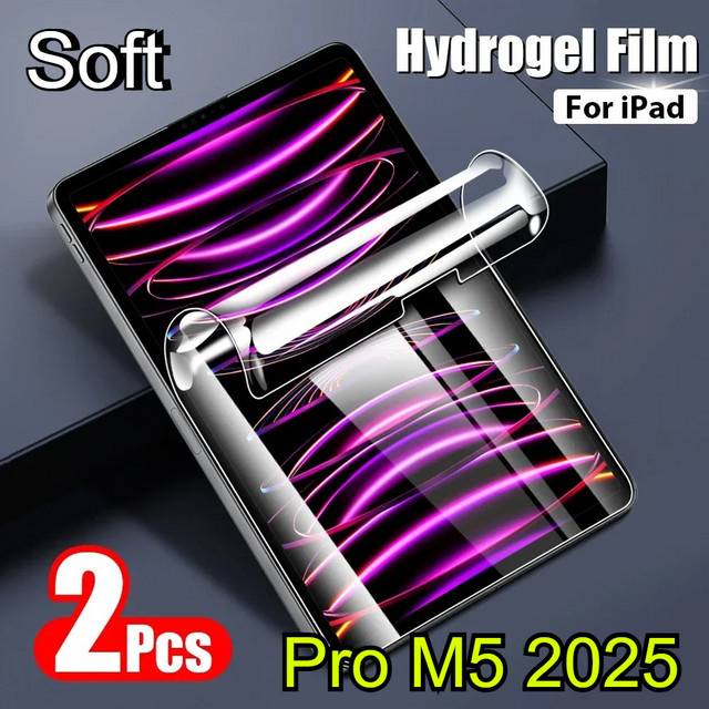 2 Stück Ultra HD Soft Hydrogel Schutzfolien für Apple iPad in Transparent - Bild 1