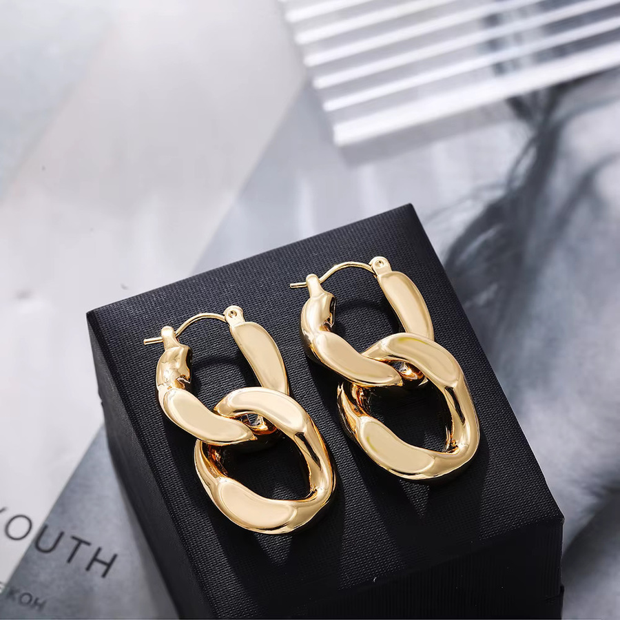 Erpels Creolen-Ohrringe, Gold, Damen - Bild 3