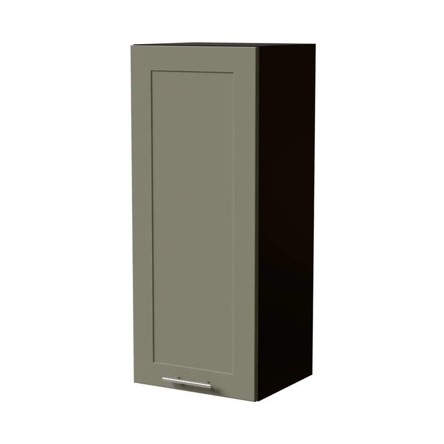 Feldmann-Wohnen Hängeschrank Oslo W4/40 in Schwarz und Dust Grey Matt, B/T/H: 40 x 32,5 x 96 cm - Bild 2