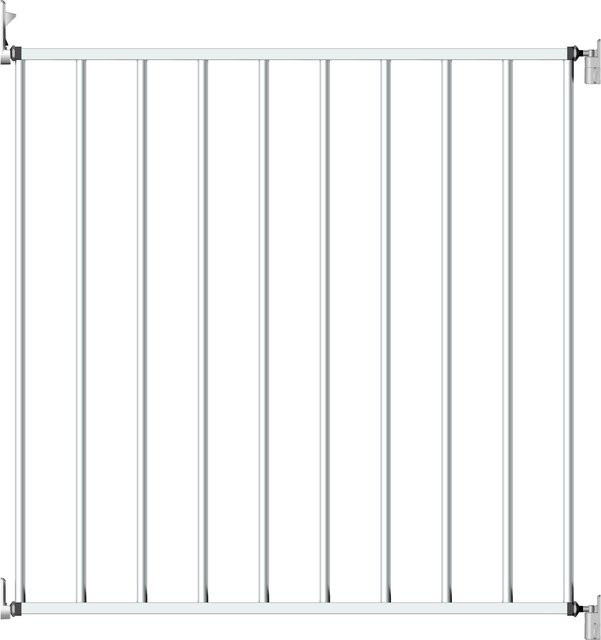 Geuther Metall Türschutzgitter Paula in Weiß für Türen von 72 cm bis 79 cm - Bild 1