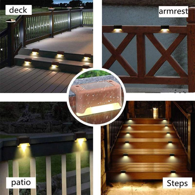 Lanzhong Home Decoration Solar LED Außenleuchte Modern IP65 wetterfest für Garten und Wege in Schwarz-Weiß - Bild 6