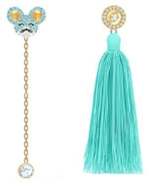 Swarovski Ohrringe, Kristall, Gold, Damen - Bild 1