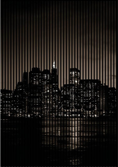 FN Acustico Akustikplatte New York 2 Bunt aus PET und MDF, H x B x T: 2.400 x 1.693 x 19 mm - Bild 1