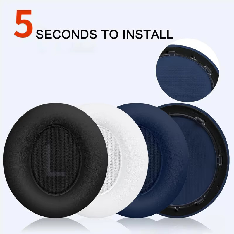 Anker Ersatz-Ohrpolster für Soundcore Life Q45 und Space Q45 Bluetooth Over-Ear Kopfhörer, 1 Paar, Weiß - Bild 2