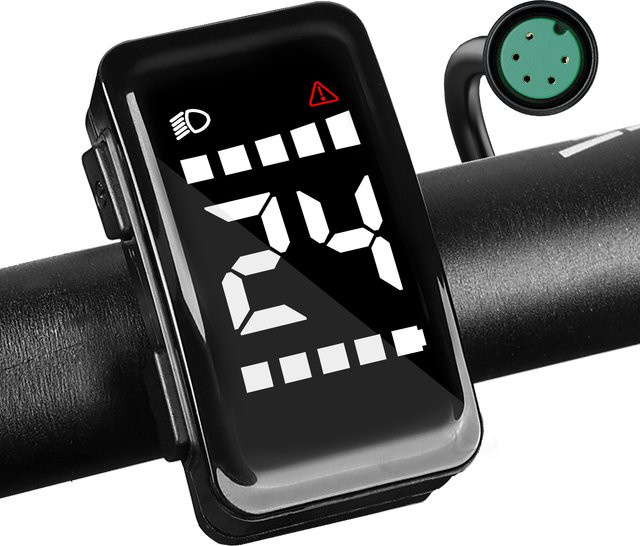BAFANG Ebike DZ40 Mini-Display für Radnabenmotoren in Schwarz mit UART-Protokoll und 5-PIN-Buchse - Bild 1