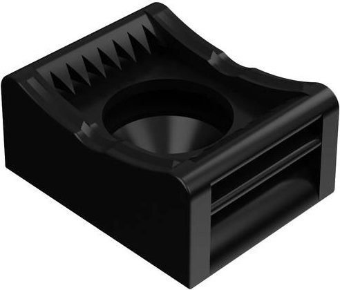 Hebotec Klebesockel selbstklebend KBS-K 4-20 10 Stück Schwarz Bündel-Ø-Bereich 4 bis 20 mm - Bild 1