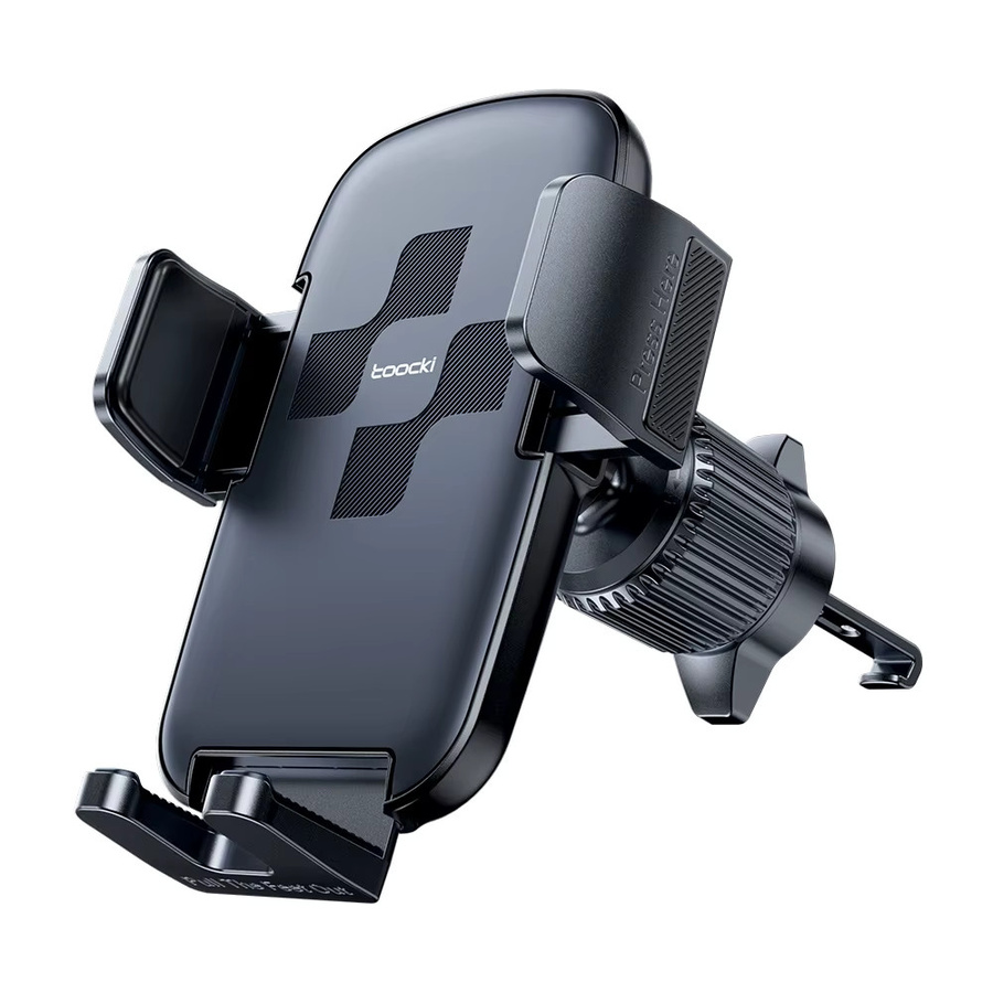 Toocki Universal Handyhalterung für das Lüftungsgitter mit Hakenclip und 360 Grad Drehung, Schwarz - Bild 5