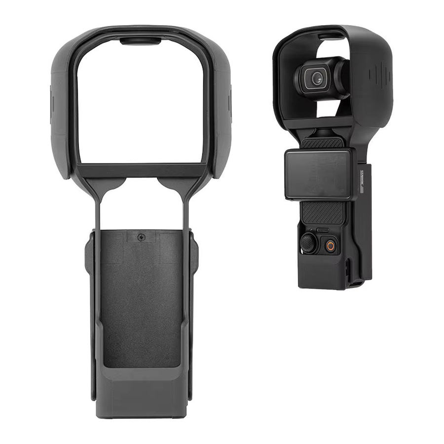 DJI Pocket 4 Gimbal Flexibles Snap-On-Gehäuse in Schwarz mit Schnellverschluss und Anti-Drop-Schutz - Bild 6