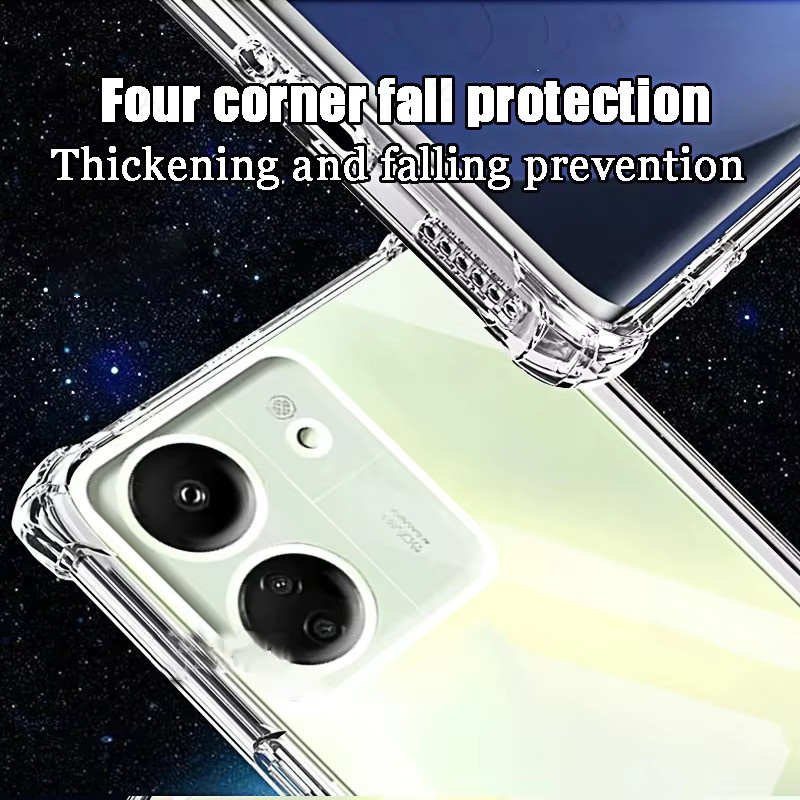 Transparente Silikon Handyhülle für Xiaomi Redmi 13C 12C 10C 9C 12 4G 5G - Bild 3