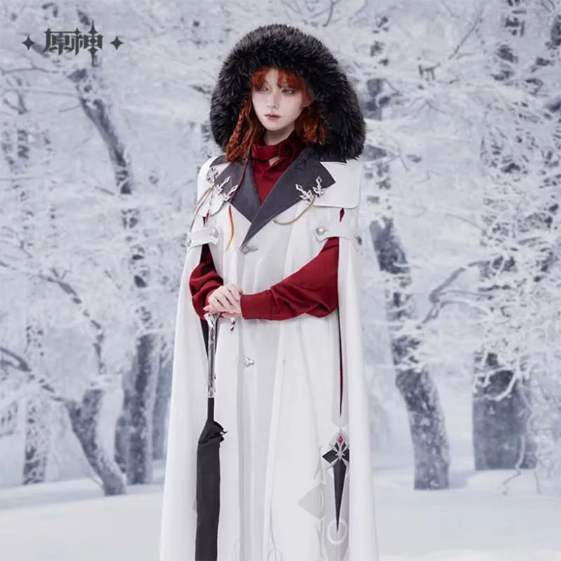 miHoYo Genshin Impact Fatui Series Kleidung, Weiß - Bild 2