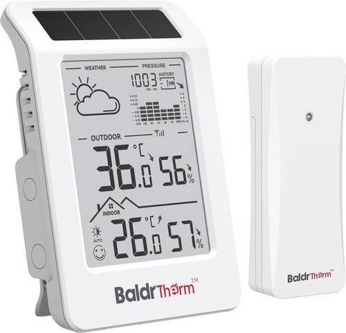 BaldrTherm Digitale Wetterstation in Weiß - Bild 1