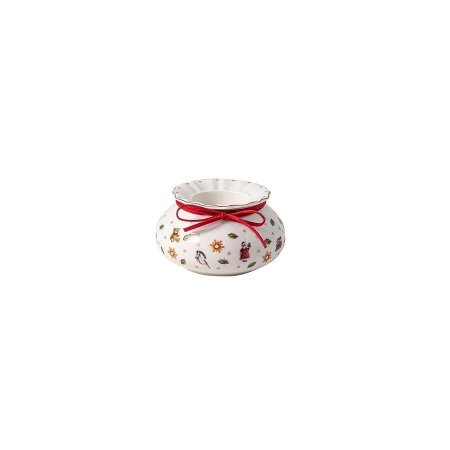 Villeroy & Boch Toy's Delight Teelichthalter Dekoration in Weiß, Rot und Multicolour, Durchmesser: 9,9 cm - Bild 2