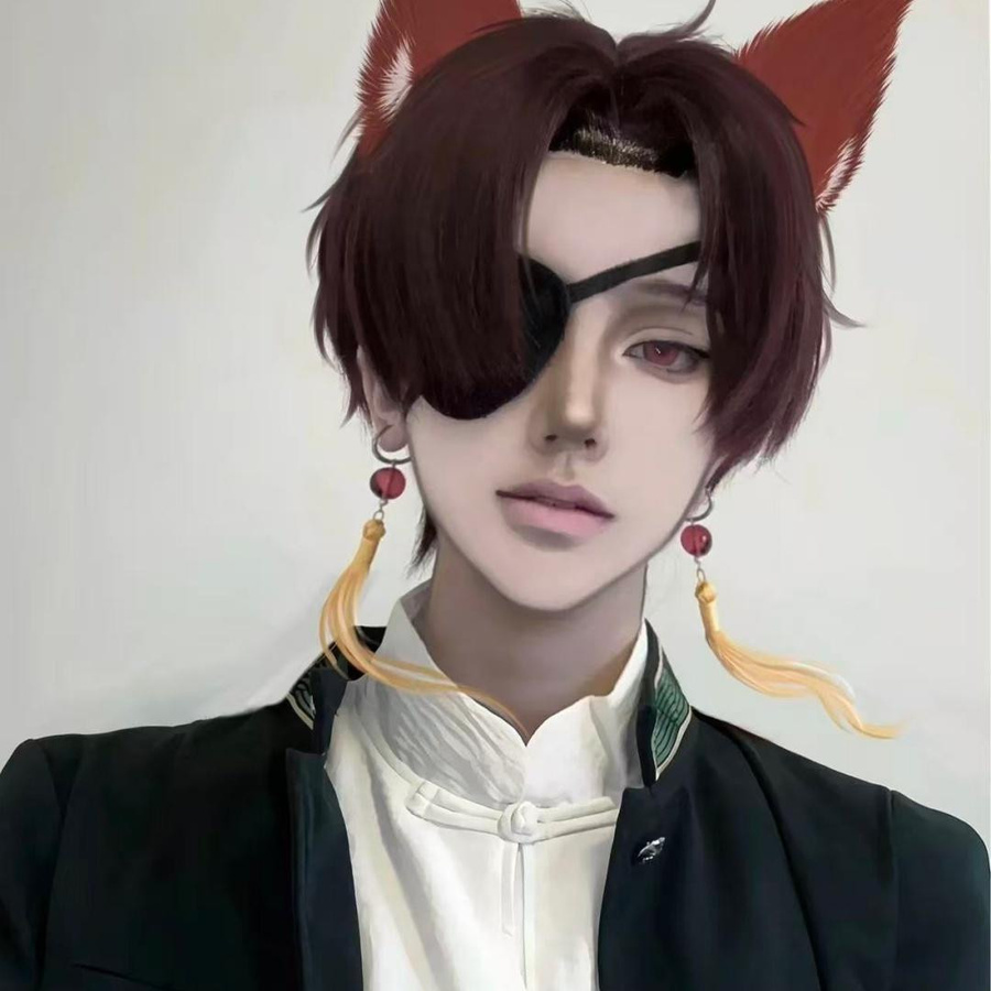 TUYUE Anime Cosplay Kostüm Windbreaker Uniform Perücke android grün - Bild 5