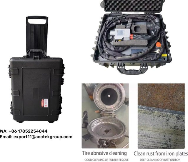 ACCTEK Puls-Laser-Reinigungsmaschine zur Entfernung von Metalloxid und Rost für Holz mit 200 W, 300 W oder 500 W Leistung - Bild 1