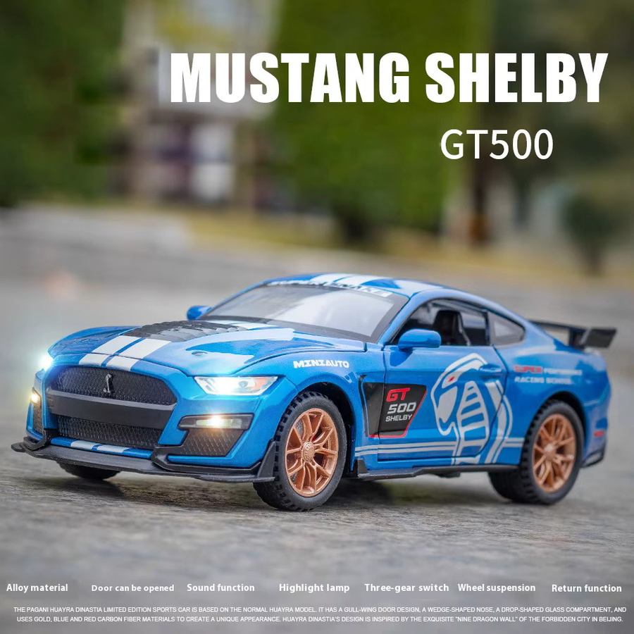 Maisto GT500 Automodell, 1:32, mit Licht und Sound, orange - Bild 2