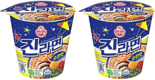 Ottogi Jin Ramen Mild 2 x 65 g - Bild 1