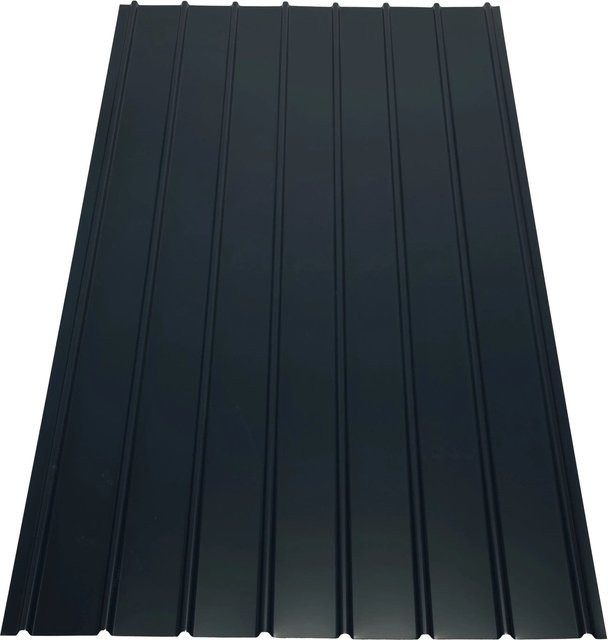Smart Cover Solution Trapez-Abdeckblech H12 aus Stahl in Anthrazit, B/T/H: 200 x 91 x 0,04 cm - Bild 1