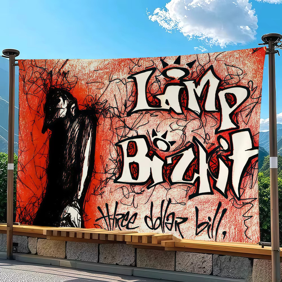 Limp Bizkit Flagge von Warner Bros. als Wanddeko in Multicolour, B/H: 60 x 40 cm - Bild 5