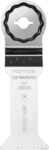 Festool Universal-Sägeblatt USB 78/42/Bi/OSC/5 aus Bimetall für Holz, Metall und Kunststoff, 5 Stück, Silber - Bild 1
