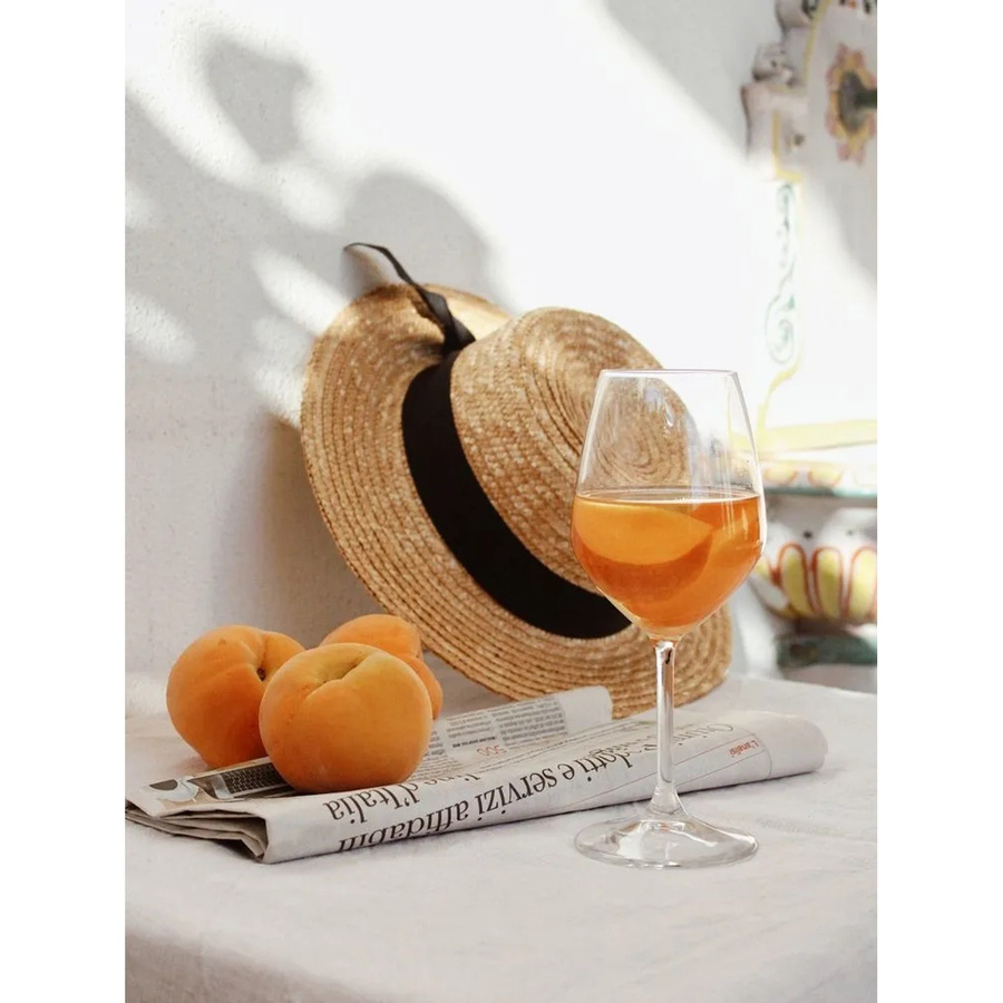 Art Universe Glasbild Dolce Vita in Beige und Multicolour, B: 60 cm, H: 80 cm - Bild 1