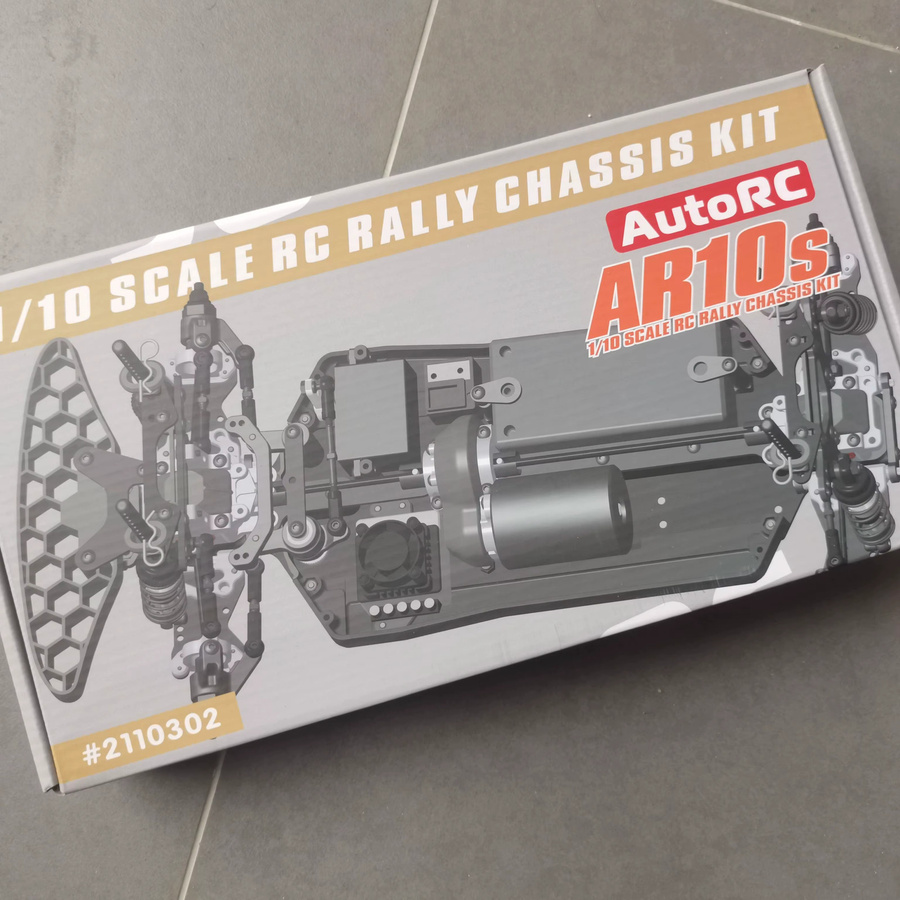 AutoRC AR10S Rally Rahmen-Bausatz, Modellauto-Chassis, 1:10, Metall - Bild 2