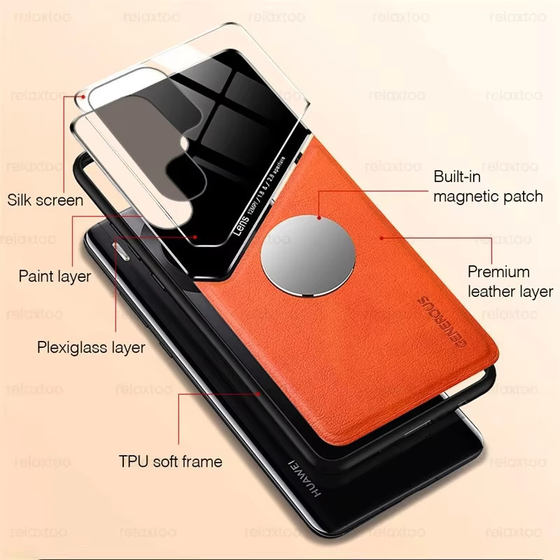 Stoßfeste Schutzhülle mit Magnethalterung für Samsung Galaxy S26 S25 S24 S23 FE Ultra Plus in Rot - Bild 4