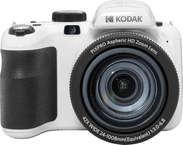 Kodak Astro Zoom AZ425 Kompaktkamera mit 20,68 MP BSI CMOS Sensor in Schwarz-Weiß - Bild 2