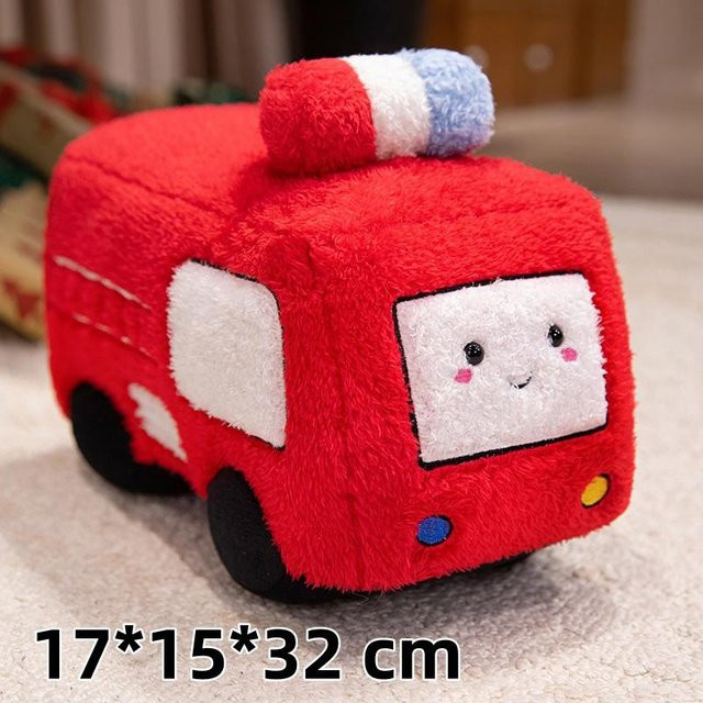 Yiran toy Cartoon Kingdom Plüschtiere, Fahrzeuge, Tiere, Feuerwehr - Bild 1