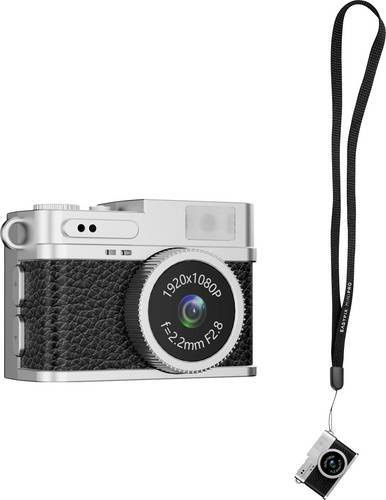 Easypix MiniPro XS1 Kompakt-Digitalkamera in Schwarz und Silber mit 2 Megapixel und Full HD Video sowie eingebautem Blitz und integriertem Akku - Bild 1