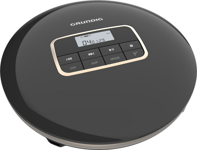 Grundig GCP1010 Tragbarer CD-Player Schwarz - Bild 1