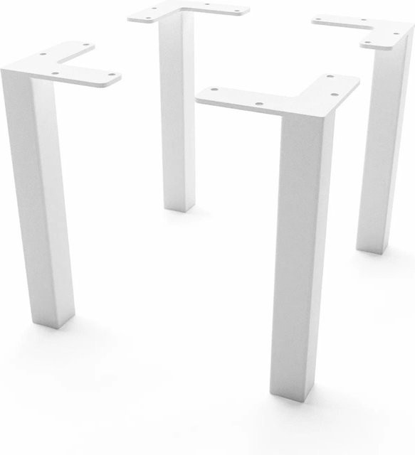HEVVA Möbelfüße LUZERN Weiß, 4er Set, Höhe: 20 cm - Bild 1