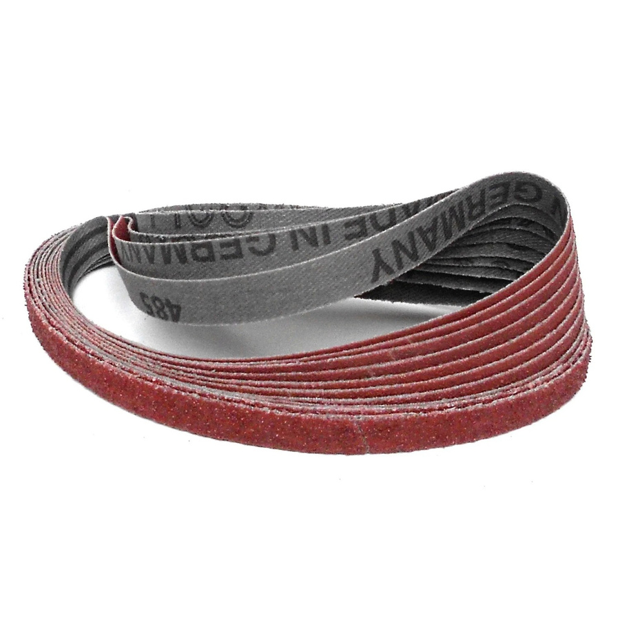 Klingspor Schleifband CS310XF Premium Set für Metall und Holz, Farbe: Rot, B: 9 cm, L: 53,3 cm, 10 Stück - Bild 2