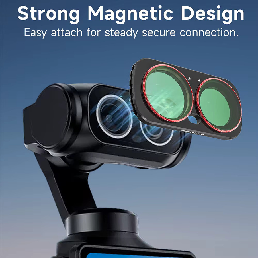 Insta360 Luna Ultra Magnetisches Objektivfilter-Set in Black mit UV, CPL, ND8, ND16, ND32, ND64, Black Mist und LPR Filtern für Action Cameras - Bild 3