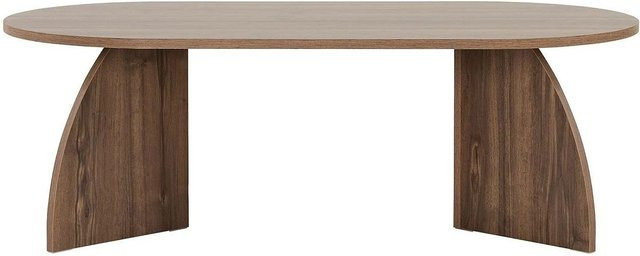 Couchtisch Jorela von Vente-unique in Natur Dunkelbraun, rechteckiges Design aus Spanplatte, B: 120 cm, T: 60 cm, H: 40 cm - Bild 1