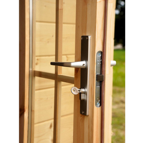 Skan Holz Gartenhaus Lugano 2 aus Holz in Beige, B/H/T: 500 x 311 x 380 cm - Bild 3