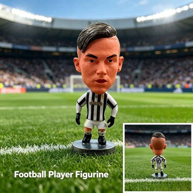 LDCX Cechtri-Drogba-Puppe, Fußballpuppe, Einzelfigur - Bild 1