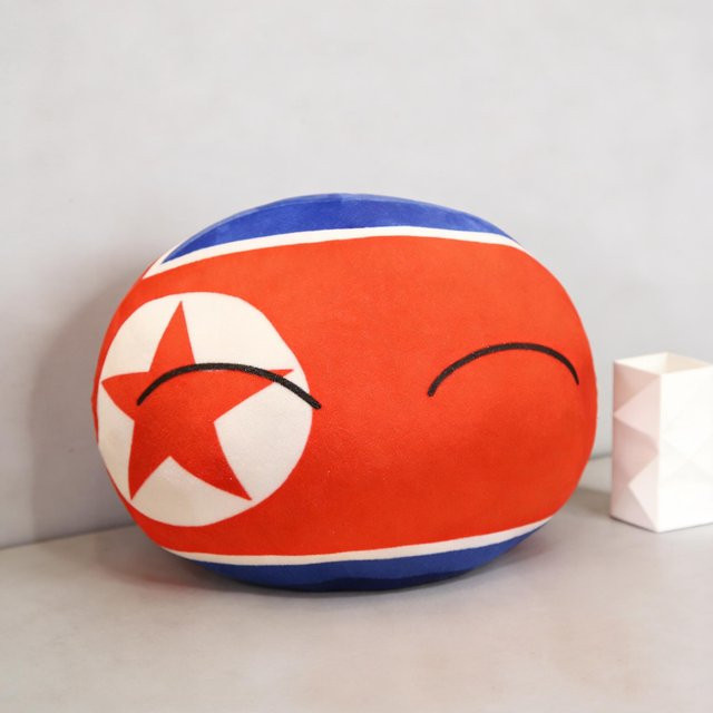 Yiran toy Polandball Countryballs Plüsch Blume Kissen, weiche Stofftiere in Multicolour, Durchmesser: 50 cm - Bild 1