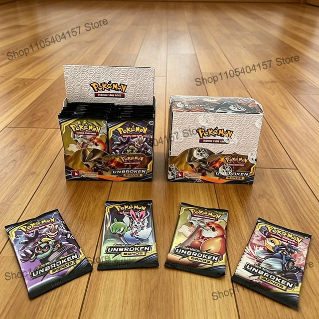 Pokémon Sun & Moon Unbroken Bonds, Englische Booster-Kampfkarten, Sammelkartenspiel, 360 Stück - Bild 1