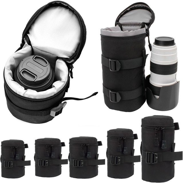 Kamera Rucksack in Schwarz für DSLR Kameras von Canon, Nikon und Sony als Schutzhülle und Fototasche - Bild 1