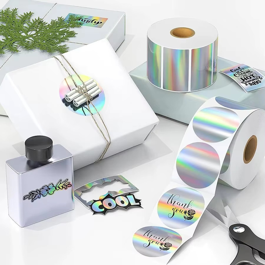 Yakole Gradient Thermopapier für Phomemo M220 M221 M120, rundes Etikettenpapier in Multicolor, Breite: 50 mm - Bild 1